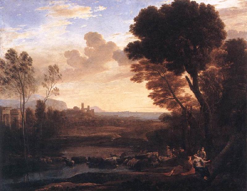 Claude Lorrain Landscape with Paris and Oenone fdg Germany oil painting art